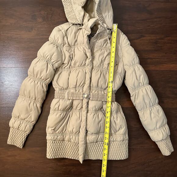 MNG Mango tan down puffer coat size XS - Picture 14 of 16